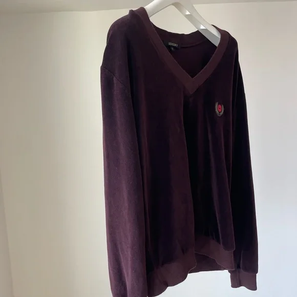 トップス YEEZY SEASON 5 VELOUR CREWNECK SWEAT YEEZY mens season 5 velour long sleeve v-neck pullover